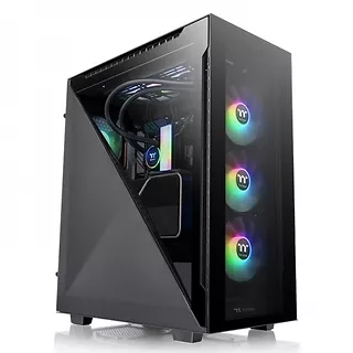 Thermaltake Obudowa - Divider 500 ARGB Tempered Glass - Czarna