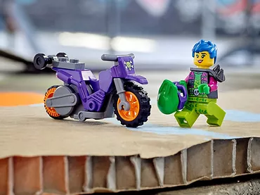 LEGO Klocki City 60296 Wheelie na motocyklu kaskaderskim