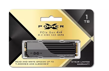 Silicon Power Dysk SSD XPOWER XS70 1TB 7300/6000MB/s M.2 PCIe 4x4 NVMe 1.4