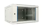 Extralink Szafka wisząca rack 6U 600x600 szara dwusekcyjna