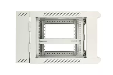 Extralink Szafka wisząca rack 6U 600x600 szara dwusekcyjna