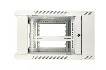 Extralink Szafka wisząca rack 6U 600x600 szara dwusekcyjna