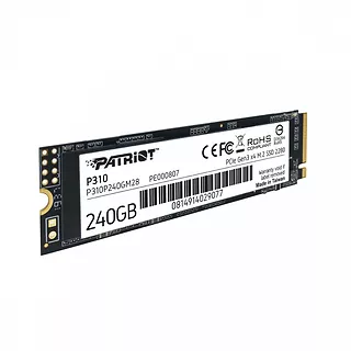 Patriot Dysk SSD P310 240GB M.2 2280 1700/1000 PCIe NVMe Gen3 x 4