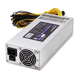 Qoltec Zasilacz PCI-E 1850W | 80 Plus Miner | Gaming Miner