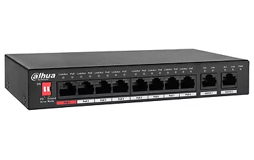 Dahua Przełącznik PFS3010-8ET-96-V2 8 portowy switch POE