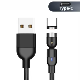 Maclean Magnetyczny kabel USB C 2m kątowy MCE475