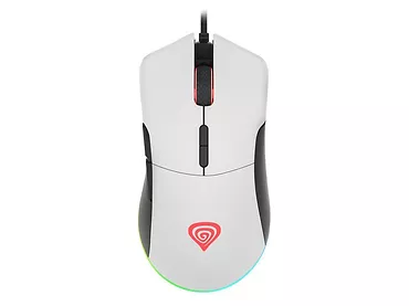 Genesis Mysz Krypton 290 6400DPI podświetlenie RGB Biała