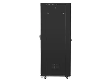 Lanberg Szafa instalacyjna RACK stojąca 19 27U 800X1000 czarna LCD (FLAT PACK)