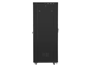 Lanberg Szafa instalacyjna RACK stojąca 19 27U 800X1000 czarna LCD (FLAT PACK)