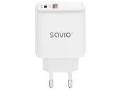 SAVIO LA-06 Ładowarka sieciowa 30W Quick Charge, Power Delivery 3.0