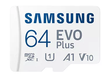 Karta Samsung EVO PLUS microSDXC 64GB + Adapter