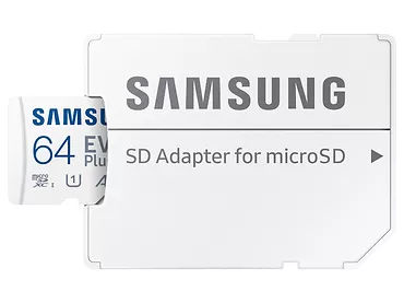 Karta Samsung EVO PLUS microSDXC 64GB + Adapter