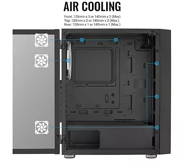 AeroCool Obudowa Graphite USB 3.0 Mid Tower