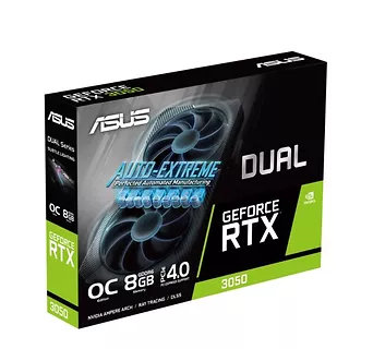 Asus Karta graficzna GeForce RTX 3050 DUAL OC 8GB GDDR6 128bit 3DP/HDMI