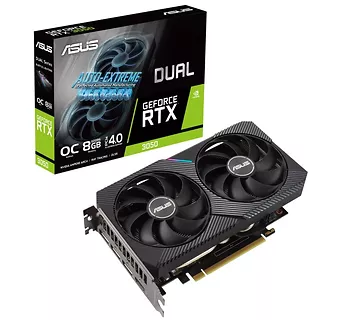 Asus Karta graficzna GeForce RTX 3050 DUAL OC 8GB GDDR6 128bit 3DP/HDMI