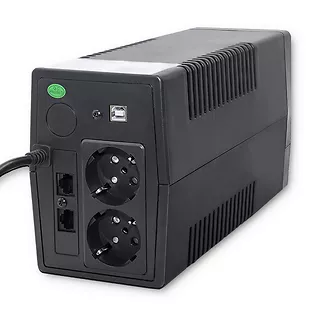 Qoltec Zasilacz awaryjny UPS | Monolith | 650VA | 360W | LCD | USB |    RJ45