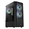 AeroCool Obudowa Quantum Mesh V2 FRGB Mid Tower czarna