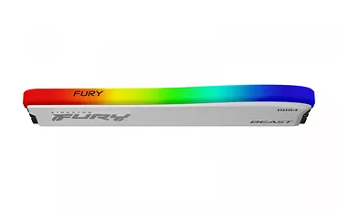 Kingston Pamięć DDR4 Fury Beast RGB 16GB(1*16GB)/3600 CL17 biała