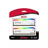 Kingston Pamięć DDR4 Fury Beast RGB 32GB(2*16GB)/3600 CL17 biała