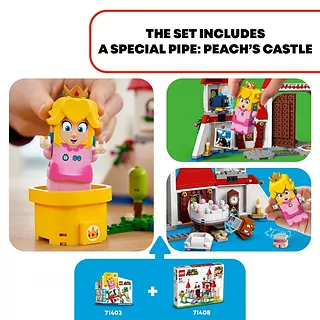 LEGO Zestaw rozszerzający Super Mario 71408 Zamek Peach