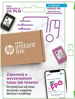 HP Inc. Karta pre-paid Instant Ink PL 2MO Enrollment Card L0U21AE