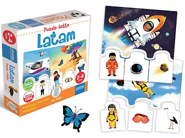 Granna Gra Edukacyjna Latam Puzzle Lotto 03994