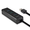 HUE-S2BP Hub 4-portowy USB 3.2 Gen 1 charging hub 1.2m   kabel, AC adapter