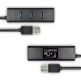 HUE-S2BP Hub 4-portowy USB 3.2 Gen 1 charging hub 1.2m   kabel, AC adapter