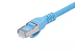 Kabel sieciowy LAN Patchcord CAT.6A S/FTP 0,5m 10G foliowana skręcana para, miedziany