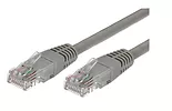 Kabel Patchcord miedziany kat.6 RJ45 UTP 2m. czarny  - paczka 10 sztuk