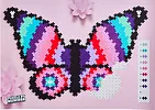 Klocki Plus Plus Puzzle po numerach - Motyl 800 elementów