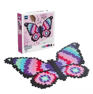 Klocki Plus Plus Puzzle po numerach - Motyl 800 elementów