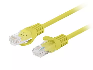 Patchcord kat.5e UTP 1m żółty 10-pak PCU5-20CC-010