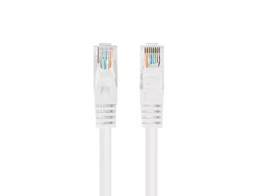 Patchcord kat.6 UTP 0.5M 10-pack fluke passed biały