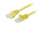 Patchcord kat.6 UTP 1M 10-pack fluke passed żółty