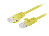 Patchcord kat.6 UTP 0.25M 10-pack fluke passed żółty