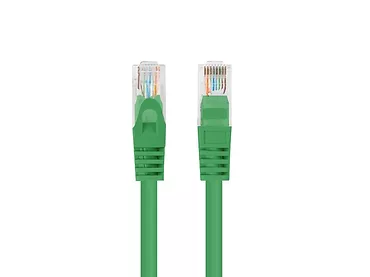 Patchcord kat.6 UTP 0.25M 10-pack fluke passed zielony