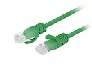 Patchcord kat.6 UTP 0.25M 10-pack fluke passed zielony