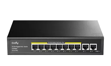 Przełącznik GS1010PE 8xGE PoE+ 120W 2xGb Uplink