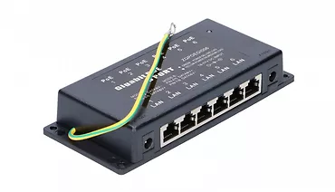 POE INJECTOR 6 PORT GIGABIT