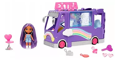 Barbie Extra Minibus koncertowy + lalka