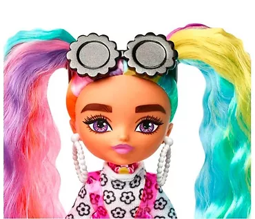 Lalka Barbie Extra Minis strój w stokrotki