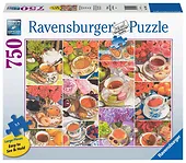 Puzzle Duży Format 750 elementów Czas na herbatę