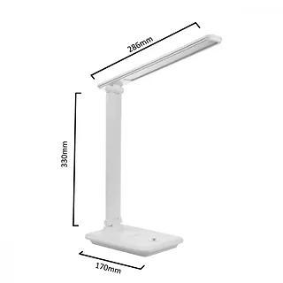 Lampka biurkowa LED 9w z ładowarką Qi MCE616W