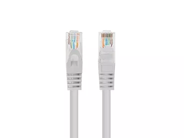 Patchcord kat.6 UTP 7.5 m szary fluke