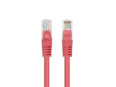 Patchcord kat.6 UTP 1M 10-pack fluke passed czerwony