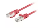 Patchcord kat.6 FTP 0.5M 10-pack fluke passed czerwony