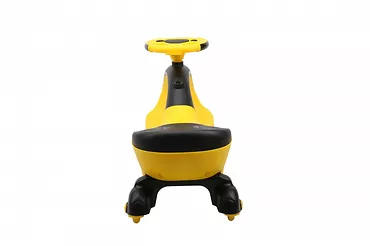 Jeździk Grawitacyjny Swing Car z muzyką i światłem żółty-czarny