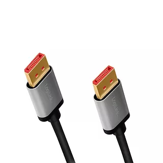 Kabel DisplayPort 8K/60 Hz,DP/M do DP/M aluminiowy 2m