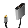 Adapter USB-C do HDMI/F ,4K/60Hz aluminiowy 0.15m